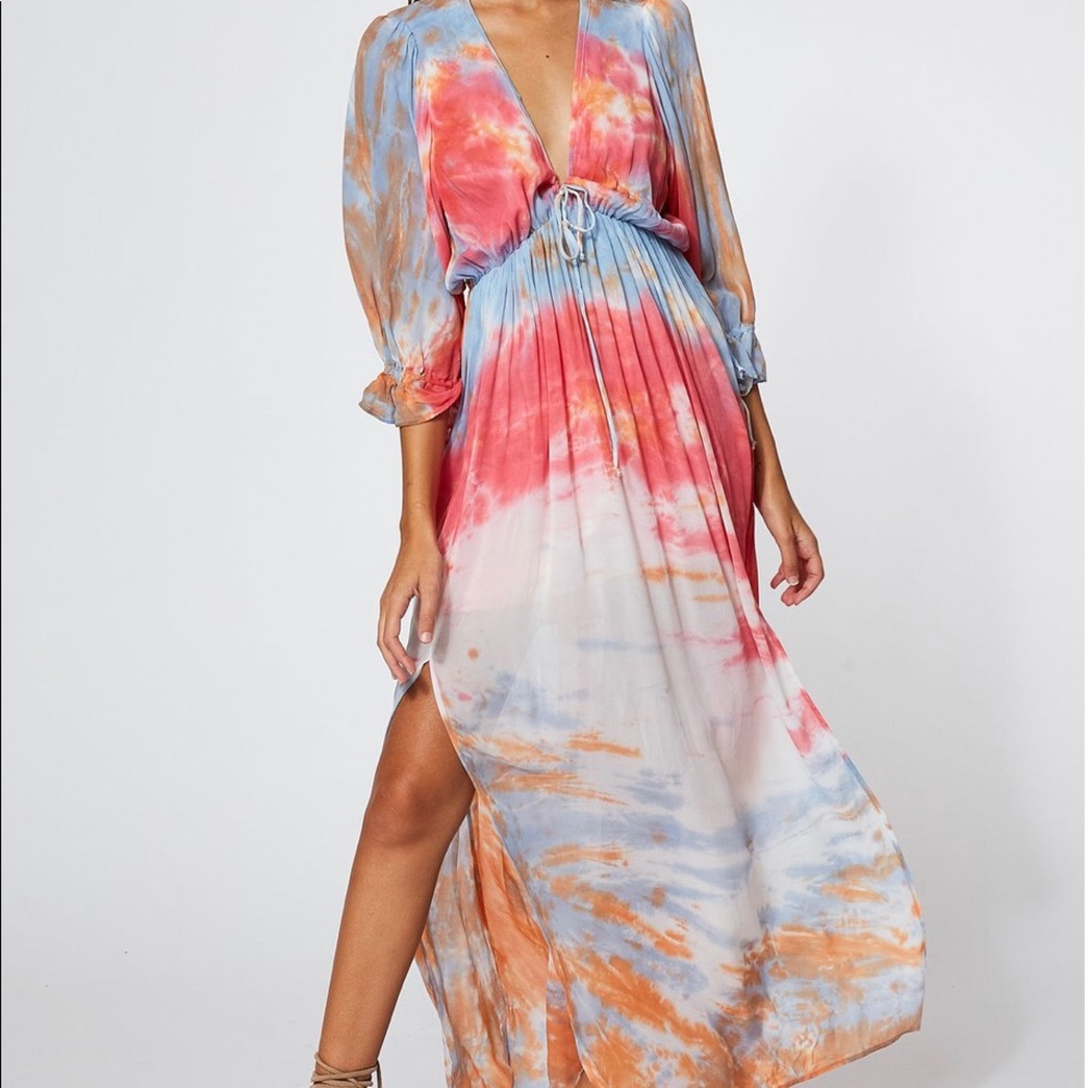 Young fabulous and broke tie dye dress